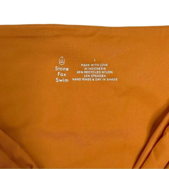 Stone Fox Swim Lele Bikini Top in Desert Sun XL | Free People | Revolve NWT - Picture 8 of 8